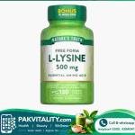 Nature’s Truth L-Lysine 500mg 130 Cap in Pakistan