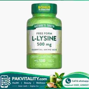 Nature’s Truth L-Lysine 500mg 130 Cap in Pakistan
